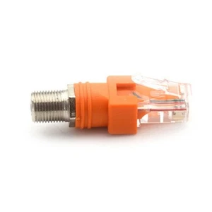 Metal Housing Coaxial Coupler Adapter Coaxial Coupler Adapter RF Female Orange - Afbeelding 1 van 9
