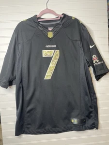 NIKE NFL SAN FRANCISCO 49ERS SALUTE TO SERVICE KAEPERNICK JERSEY SIZE XL  - Picture 1 of 11