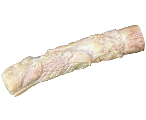 Bali Geweih individuell geschnitzte Figur Messer Hirschhorngriff Pferd Adler Widder Wolf Figur - Bild 1 von 9