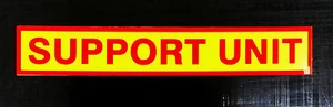 Support Unit Reflective / Fluorescent Magnetic Sign - Picture 1 of 1