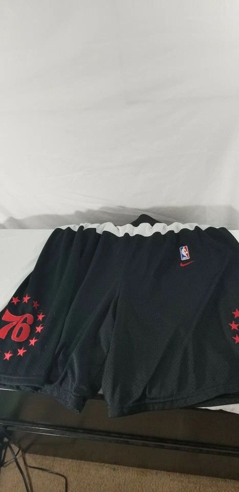 Authentic Nike Swingman Retro Sixers 76ers Philadelphia shorts 1966 Process XL - Image 1 of 4
