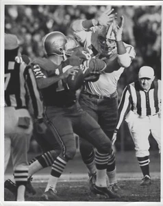 Original 1971 Type 1 John Brodie San Francisco 49ers vs Cowboys Press Wire Photo - Picture 1 of 2
