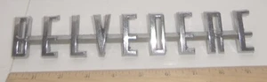 Emblema de coche Plymouth Belvedere 9 1/2 por 1 1/2" - Imagen 1 de 9