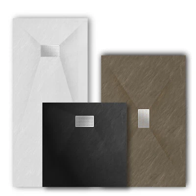 SMC Rutschfest Duschtasse Superflach Acrylwanne Duschwanne für Duschkabine - Bild 1 von 4