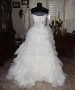 WTOO BY WATTERS BYRD STYLE 12641P Brautkleid Hochzeitskleid Größe 12 - Bild 1 von 13