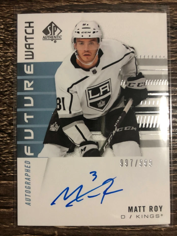 MATT ROY 2019-20 SP Authentic Future Watch Auto #997/999 C'D #207 - Image 1 of 1