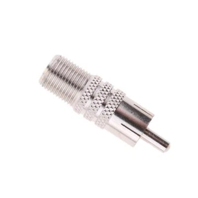 10pieces F Type Coaxial Coax Jack Female to RCA Plug Male Adapter Connector - Image 1 of 4