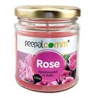 Hand Poured Glass Rose Fragrance Scented Wax Big Jar Candle