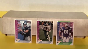1991 nfl pacific profesional fútbol americano plus conjunto completo Sanders Favre Atlanta Falcons HC - Imagen 1 de 3