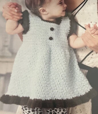 CROCHET ~ “Baby Dress And Rattles” ~ PATTERN ~ - Image 1 of 2
