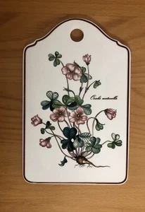 Villeroy & Boch Luxembourg Botanica Oxalis Acetosella Trivet- Wall Plaque Tray - Picture 1 of 6