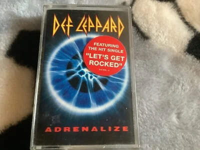 Def Leppard - Adrenalize  - Original UK Cassette Album - 510 978-4 - Image 1 of 4