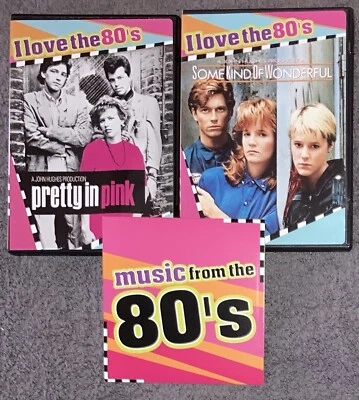 Pretty in Pink/Some Kind Of Wonderful DVD Double Feature w/CD I Love the 80s - Image 1 of 3
