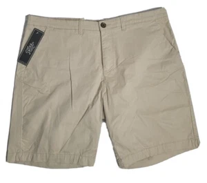 NWT The Original Jachs Co Bleecker Fit Mens Cotton Shorts Beige Sz 36 - Picture 1 of 7