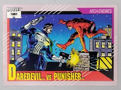 DAREDEVIL VS PUNISHER X-MEN Karte 1991 TCG Impel Marvel Figuren Vintage #116 - Bild 1 von 4