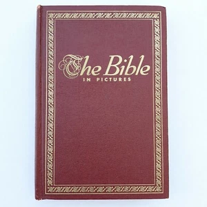 The Bible in Pictures Reverend Ralph Kirby Greystone Press 1952 Hardcover  - Picture 1 of 21