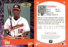 Rafael Diaz 2003 MultiAd Delmarva Shorebirds #6 Card *AutographDen*