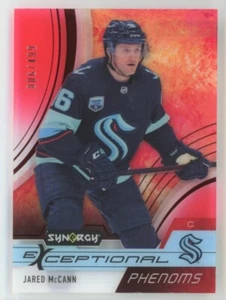 Jared McCann 2021-22 Upper Deck Synergy Exceptional Phenoms Red /499 - Picture 1 of 2