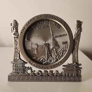 Pewter Beautiful Korea, The Land Of Morning Calm Historical Landmark Figurine - Picture 1 of 13