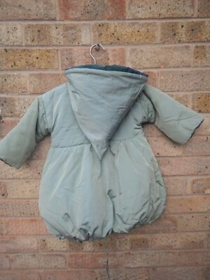 Kenzo Baby Girls Reversible Jacket Coat Size 18 months green/ombre two tone - Image 1 of 4