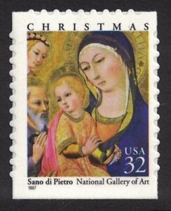 Scott 3176- Madonna & Kinder (Broschüre Ausgabe), Weihnachten MNH ( S / Ein) 32c
