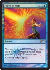 Force of Will - Foil Judge Promos 1x - Lightly Played, English MTG Magic