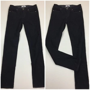 PAIGE Skyline Twilight/Dark Wash 5 Pocket Logo Hardware Skinny Jeans sz 27 - Picture 1 of 10