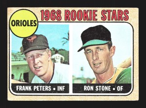 1968 Topps Baseball Vintage #409 Peters/Stone RC    Baltimore Orioles