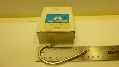 MUSTAD 7731 BIG GAME TAPERED BRAZED RING 7731- 10- PACK-- SIZE  10/0--OLD STOCK - Image 1 of 4