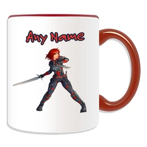 Personalised Gift Human Rogue Mug Money Box Cup World Warcraft WOW Game Alliance - Picture 1 of 20
