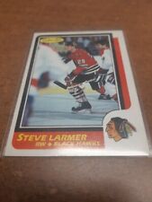 1986-87 O-Pee-Chee Steve Larmer Card #139 Chicago Blackhawks 