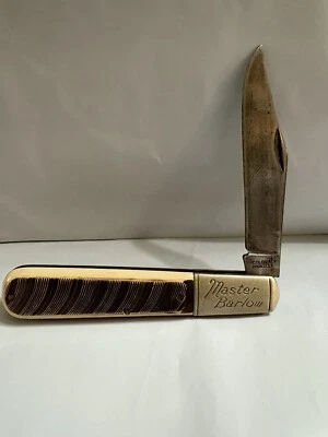 Vintage US Colonial Master Barlow Large Folding Pocket Knife 9 Inches - Image 1 of 4