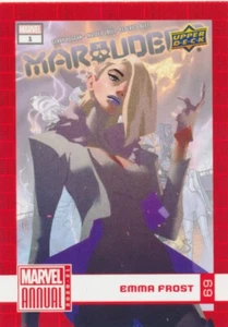 #69 EMMA FROST 2020-21 2021 Upper Deck Marvel Annual - Picture 1 of 2