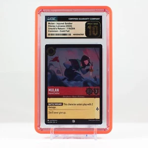 Disney Lorcana Mulan #116/204 Cold Foil Ursula's Return 2024 - CGC 10 PRISTINE - Picture 1 of 4