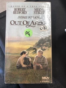 1986 Out Of Africa Starring Robert Redford And Meryl Streep VHS UNCUT - Picture 1 of 3