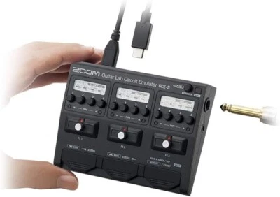 NEW: ZOOM USB Audio Interface for Guitar/Bass Pocket-sized Ultra-compact GCE-3 - Image 1 of 4