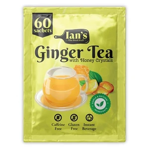 IAN's Ginger Tea with Honey Crystals (60 packets) Ginger Honey Crystals Packets - Picture 1 of 5