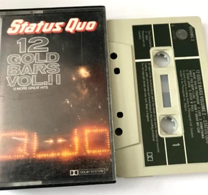STATUS QUO - 12 GOLD BARS - VOLUME TWO - TAPE CASSETTE ALBUM - Picture 1 of 1