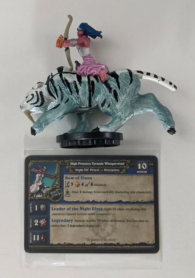Figura Miniaturas Alta Sacerdotisa Tyrande Whisperwind World of Warcraft WoW Epic Foto 1 de 1