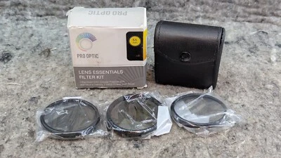 ProOPTIC 55mm Lens Essentials Filter Kit #PRO-FL-55-KIT (UV, CPL 2ND2 & Case) - Image 1 of 4