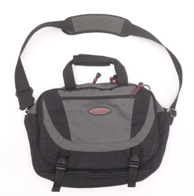 Bolsa de ombro/mochila vintage Timberland cinza/preta - Imagem 1 de 4
