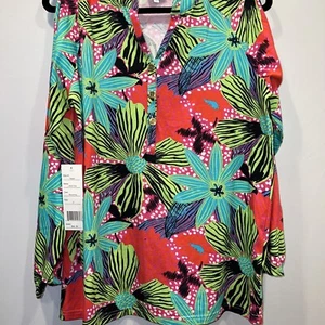 Tracy Negoshian Blouse "ANISTON" Multi-Color Woman's Size Small NWT.... - Picture 1 of 5