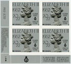 Canada 2022 Platinum Jubilee Queen Elizabeth II stamps lower left block MNH