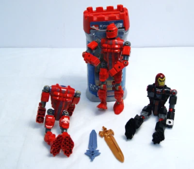 LEGO Knights Lot 8785 Santis in Canister + Vladek 8786 Incomplete + Extras READ - Image 1 of 4