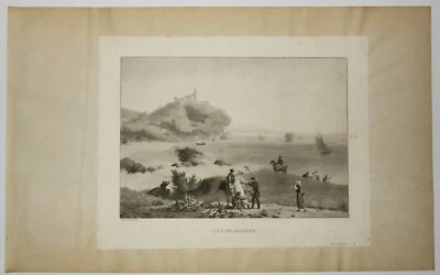 PYRENEES-ATLANTIQUES (64)-GARNERAY-"VUE de BIARITZ". Entre 1823 et 1832. - Photo 1/2