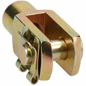 Trailer Brake Rod Linkage Clevis Body & Pin M10 Thread Standard Length - Picture 1 of 6