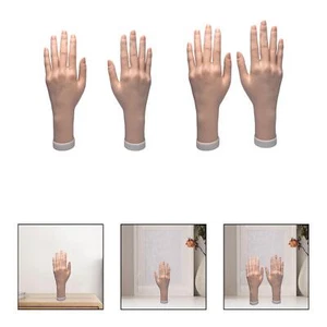 Realistic Female Hand Model Fake Hand for Bracelet Nail Art Practice Rings - Picture 1 of 22