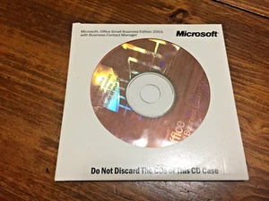 Microsoft Office Small Business Edition 2003 w/ BCM 2-CDs Product Key Included - Afbeelding 1 van 2