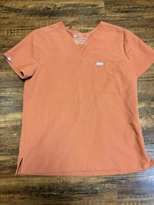 Blusa Médica FIGS Technical College Collection Color Salmón 1 Bolsillo Talla Mediana - Imagen 1 de 5