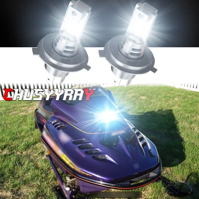 Faro LED bombillas altas/bajas para moto de nieve Polaris XC-SP 700: 1999-2005 Foto 1 de 4